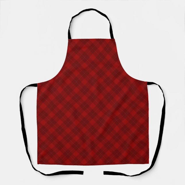 Chequered pattern apron (Front)