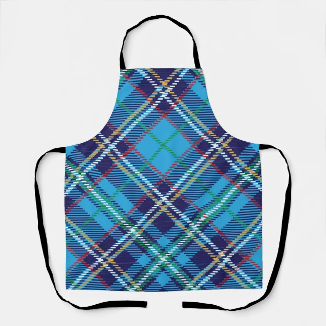 Chequered pattern apron (Front)