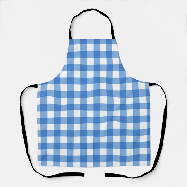 Chequered pattern apron (Front)