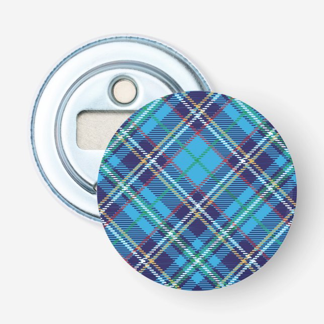 Chequered pattern bottle opener (Front)