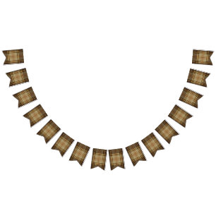 Chequered pattern bunting 