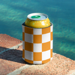 Chequered Pattern Can Cooler