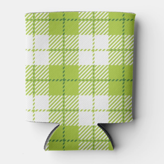 Chequered pattern can cooler (Front)