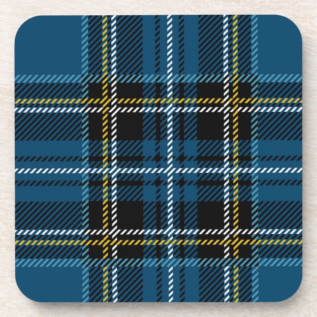 Chequered pattern coaster (Front)