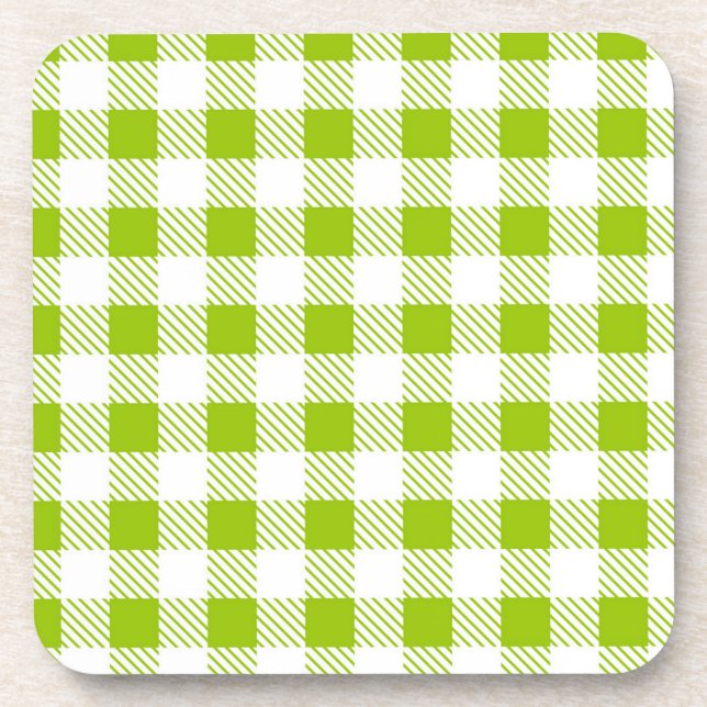 Chequered pattern coaster (Front)