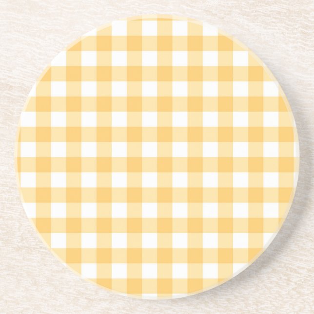 Chequered pattern coaster (Front)