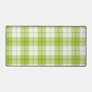 Chequered pattern desk mat