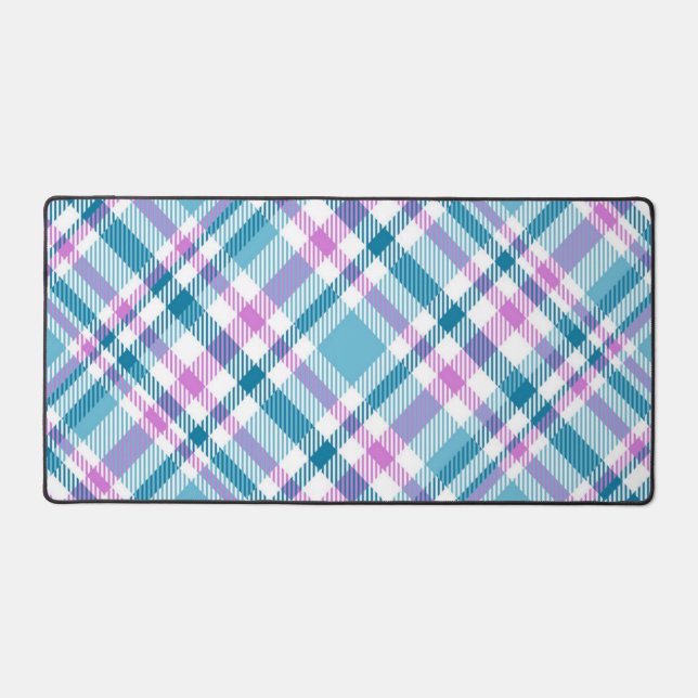 Chequered pattern desk mat (Front)