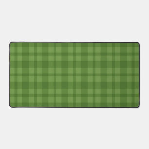 Chequered pattern desk mat