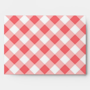 Chequered pattern envelope