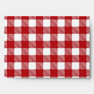 Chequered pattern envelope