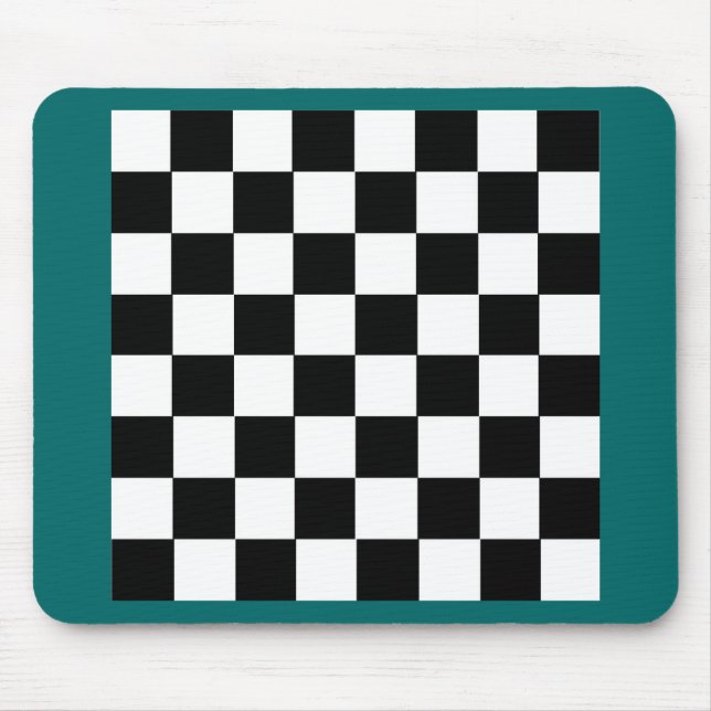 Chequered Pattern Mouse Pad (Front)