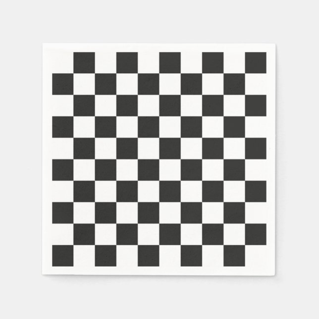 Chequered pattern napkin (Front)
