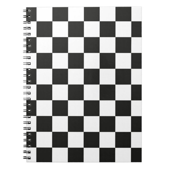 Chequered pattern notebook (Front)