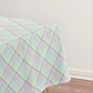 Chequered pattern of caramel colours. tablecloth