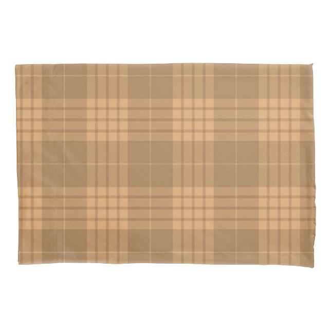 Chequered pattern pillowcase (Front)