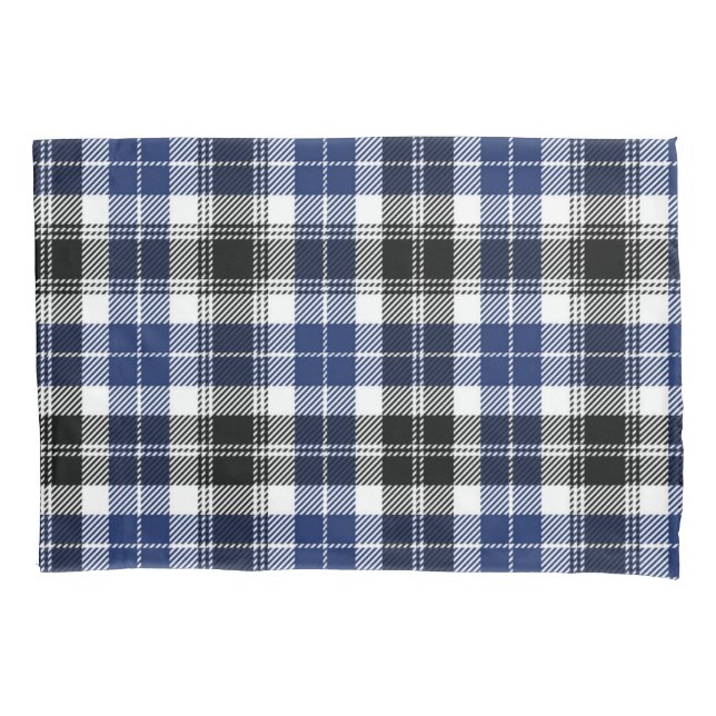 Chequered pattern pillowcase (Front)