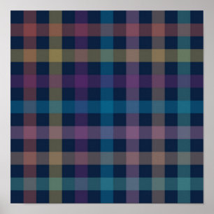 Chequered pattern poster