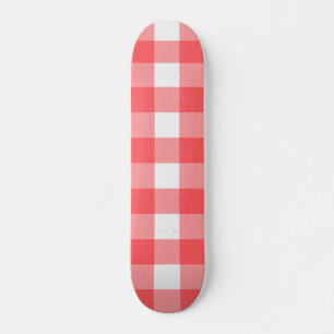 Chequered pattern skateboard