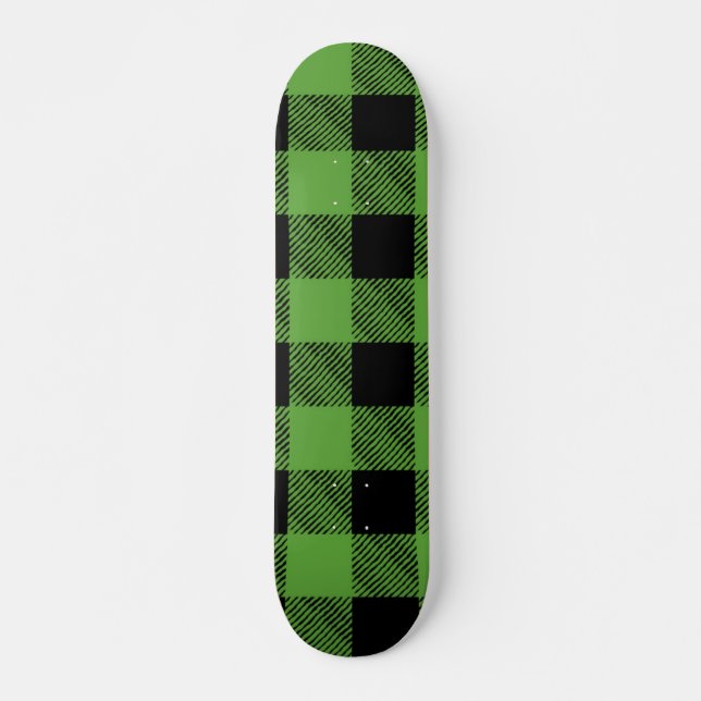 Chequered pattern skateboard (Front)