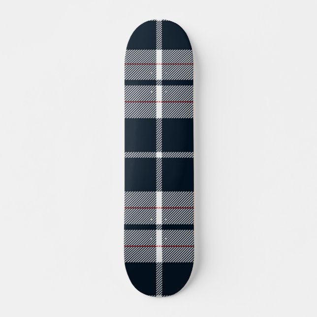 Chequered pattern skateboard (Front)