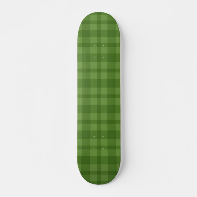 Chequered pattern skateboard (Front)