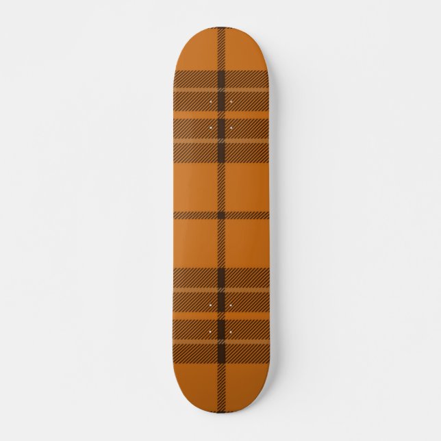 Chequered pattern skateboard (Front)