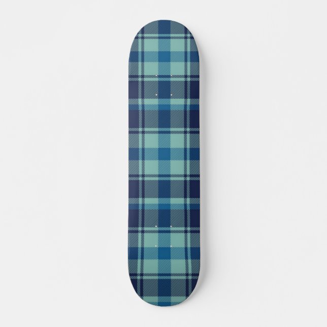 Chequered pattern skateboard (Front)