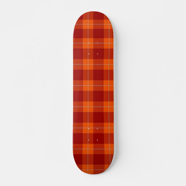 Chequered pattern skateboard (Front)