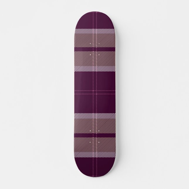 Chequered pattern skateboard (Front)
