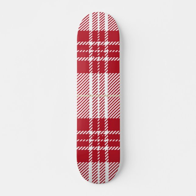 Chequered pattern skateboard (Front)