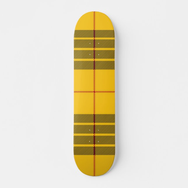 Chequered pattern skateboard (Front)