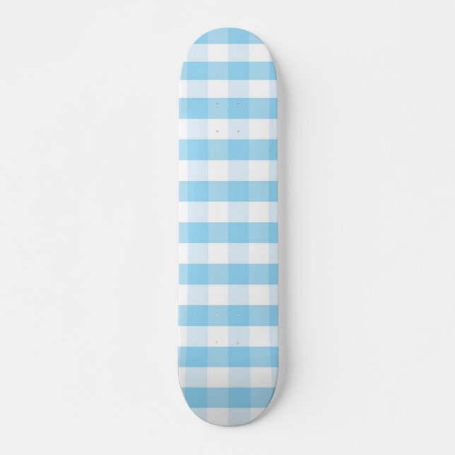 Chequered pattern skateboard (Front)