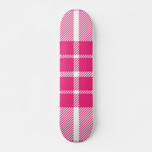 Chequered pattern skateboard