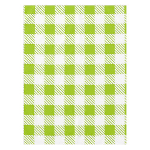 Chequered pattern tablecloth