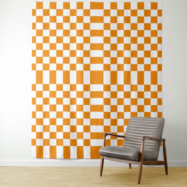 Chequered Pattern Tapestry (In Situ)