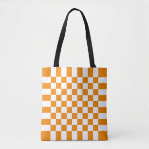 Chequered Pattern Tote Bag