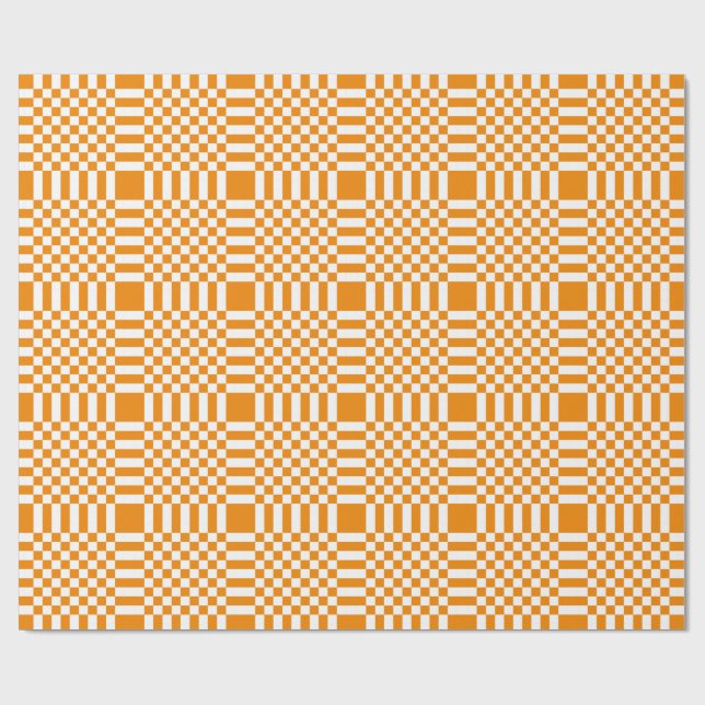 Chequered Pattern Wrapping Paper (Flat)