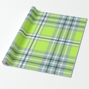 Chequered pattern wrapping paper