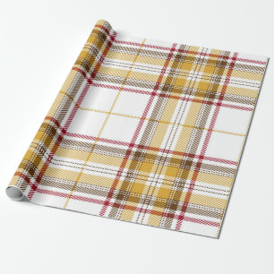 Chequered pattern wrapping paper