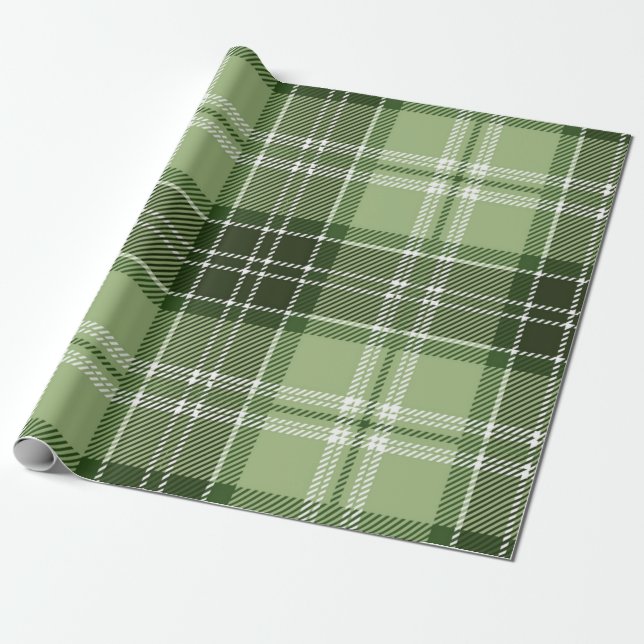 Chequered pattern wrapping paper (Unrolled)