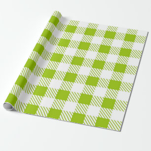 Chequered pattern wrapping paper