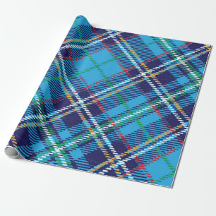 Chequered pattern wrapping paper
