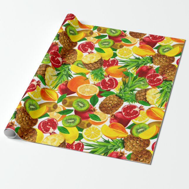 Chequered  pattern wrapping paper (Unrolled)