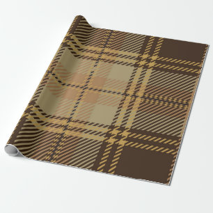 Chequered pattern wrapping paper