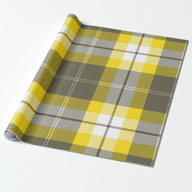 Chequered pattern wrapping paper (Unrolled)