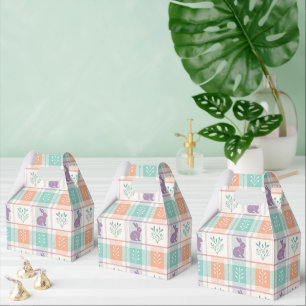 Chequered Plaid Easter Favour Box