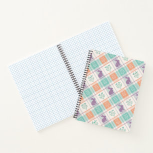 Chequered Plaid Easter Notebook