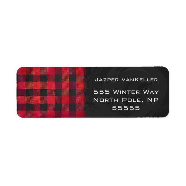 Chequered Plaid Red and Black (Front)