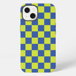 chequered police pattern iPhone 13 case